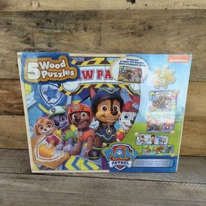 Paw Patrol 5 Wood Puzzles by Spin Master / Nickelodeon